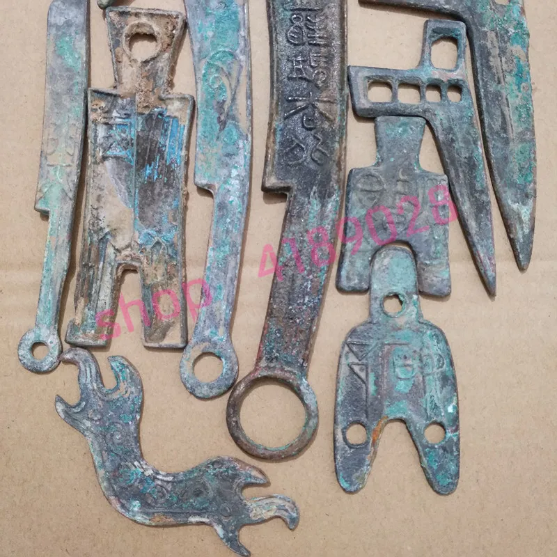 Первая Династия Цинь старые монеты. Набор из 6 штук. Коллекция антикварных