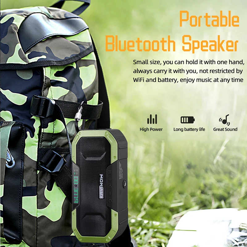 Emergency Solar Hand Crank Weather Radio 5000mAh Power Bank Charger Flash Ligh Outdoor Emergency Bluetooth-compatible Speaker