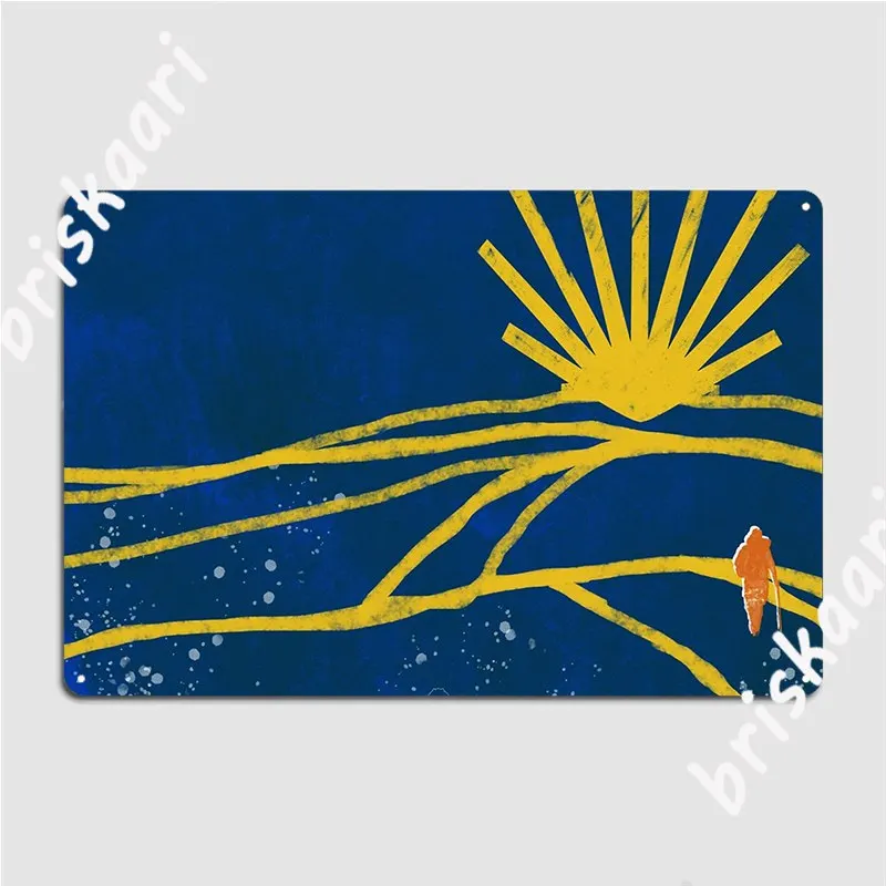 Паломничество Сантьяго из композиции металлический знак клубный домашний