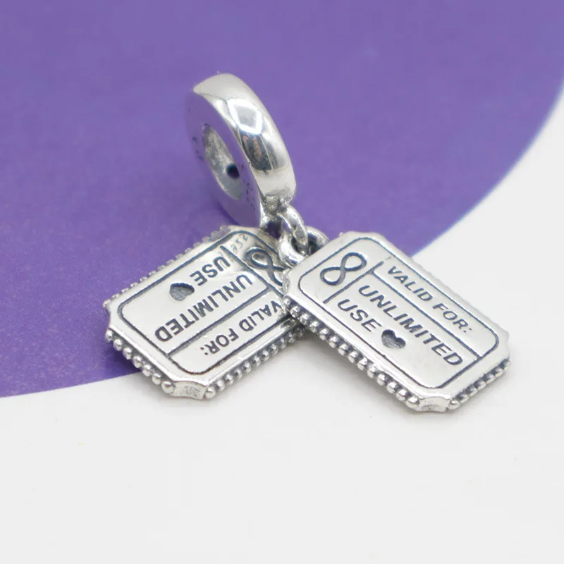 Новинка металлические бусины из стерлингового серебра 925 пробы купон любви