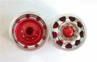 114 rc diy tamiya tractor truck model upgraded spare part red front wheel hub c th01383 smt4