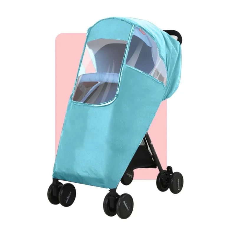 

46x88 см полностью закрытый теплый водонепроницаемый дождевик для детской коляски Детские коляски Универсальный ветрозащитный чехол Аксесс...