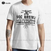 Doc Brown Blacksmith - Back To The Future Inspired Design T-Shirt Mens T-Shirt Custom Aldult Teen Unisex Fashion Funny Xs-5Xl