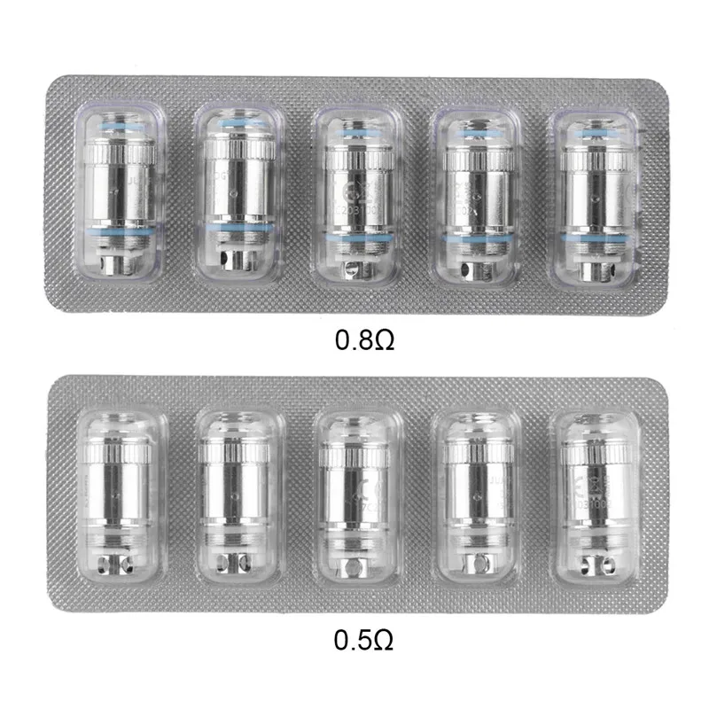 10 шт./лот Justfog Fog 1 головка катушки 0.5ohm 0.8ohm Cigarro Eletronico Vaporizador Сменная электронная