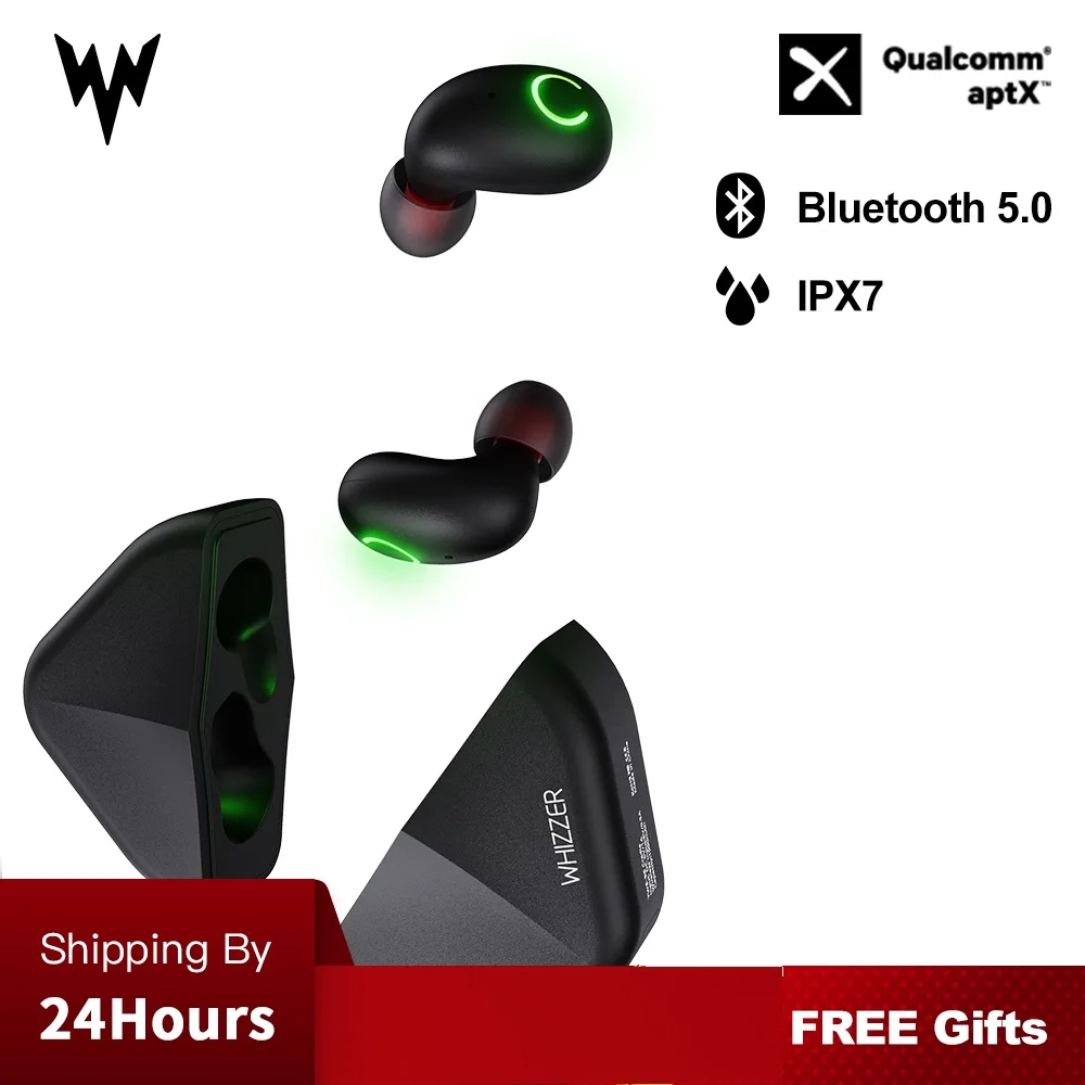 TWS 5,0 Bluetooth наушники QCC3020 bluetooth IPX7 Беспроводные водонепроницаемые умные наушники с поддержкой беспроводной зарядки Aptx