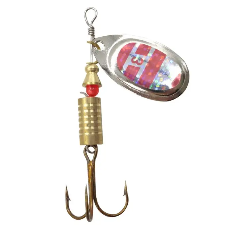 Спиннер ложка вращающийся 63 мм 7 г рыболовная приманка металлические блёстки