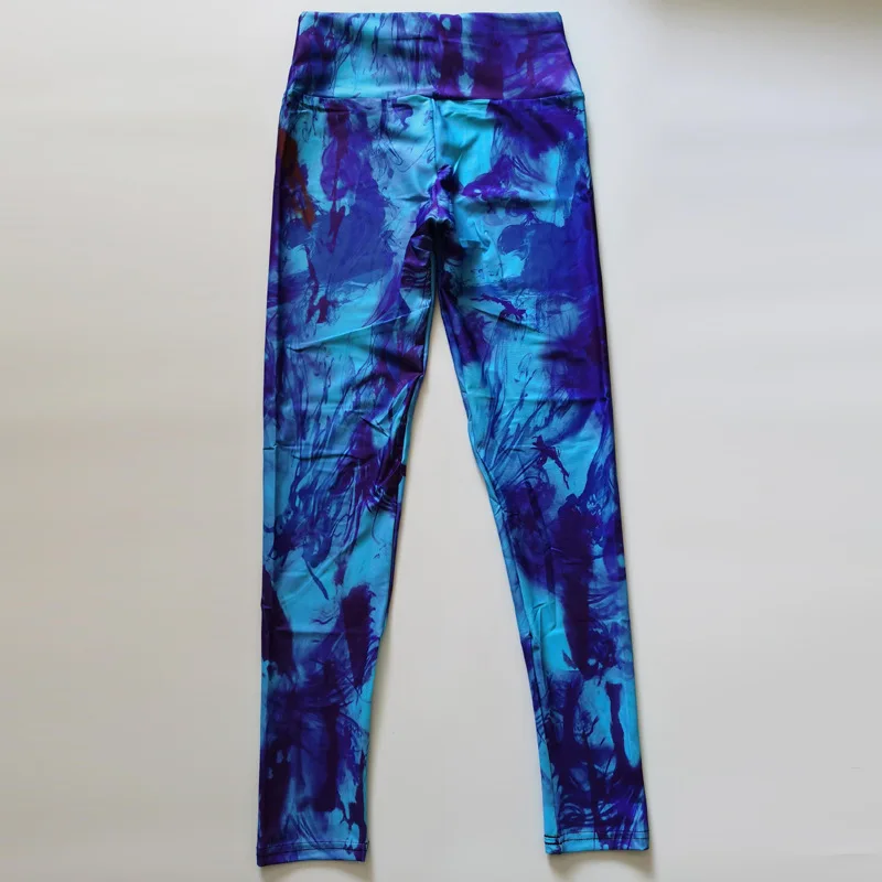 

Women's large size leggings, hip lifting, quick drying leggings, waist closing, 9-point pants, large size sports pants