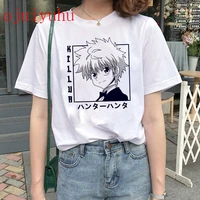 90s japanese anime hunter x hunter t shirt graphic tees men harajuku kawaii killua tshirt funny hisoka t shirt tops unisex male