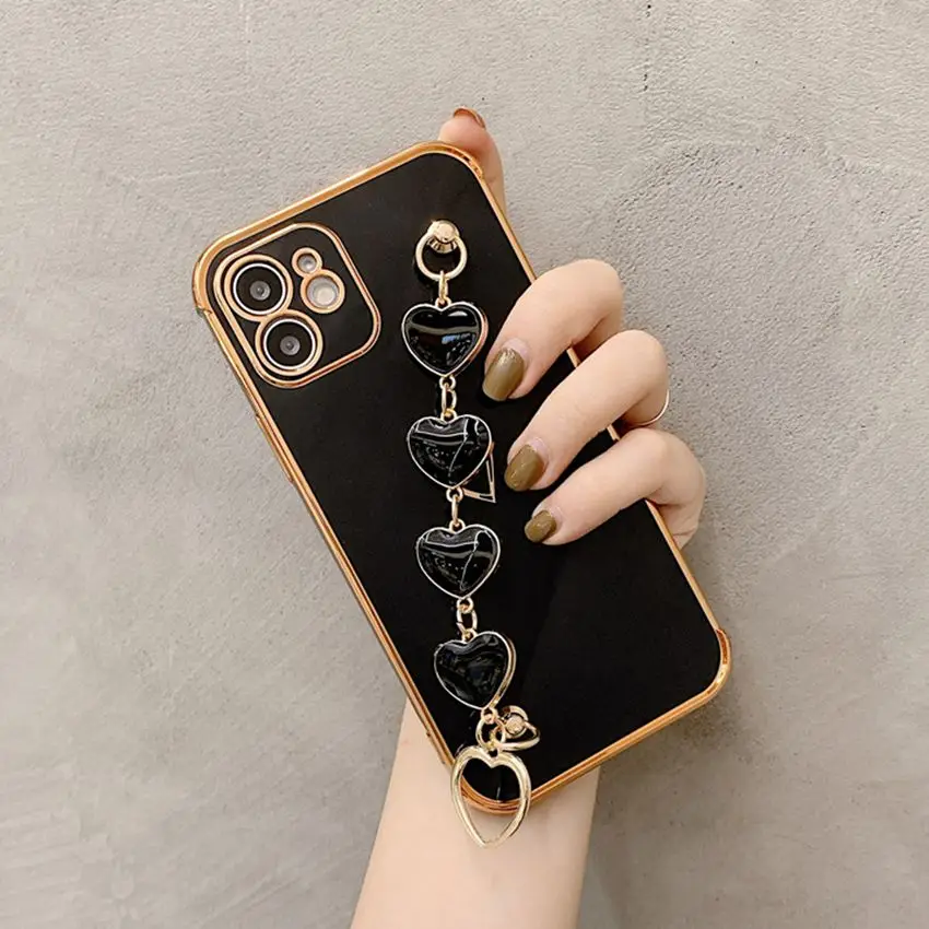 Любовь Браслет палец браслет позолоченные ювелирные изделия в форме сердца