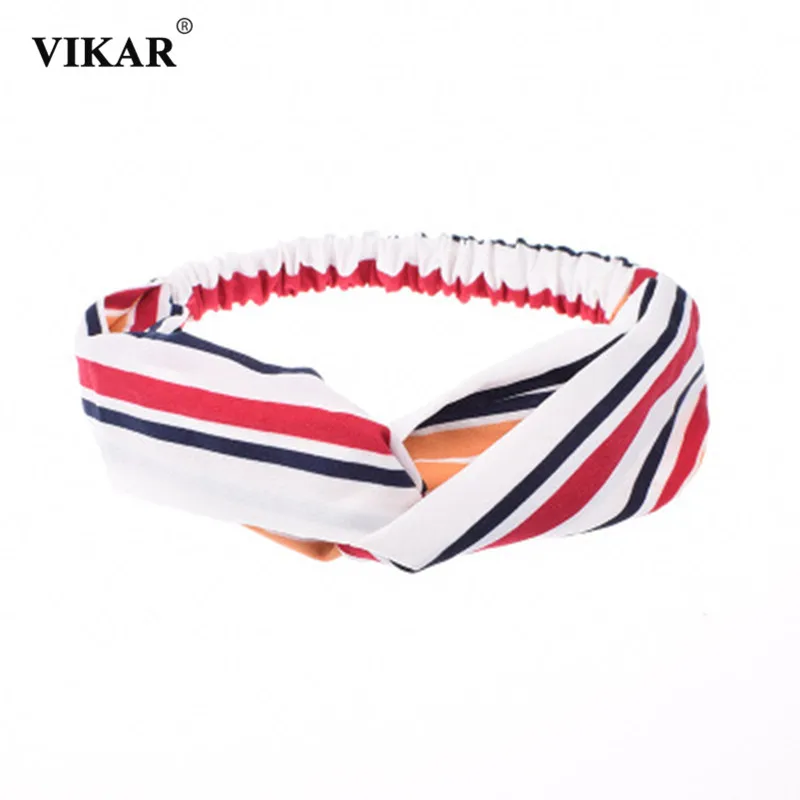 ВИКАР Женские весенние и осенние ободки для волос в модном стиле с карикатурным крестом, турбаны, бандажи, банданы, головные уборы, аксессуары.