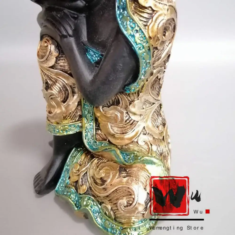 

Chinese archaize resin Buddha statue