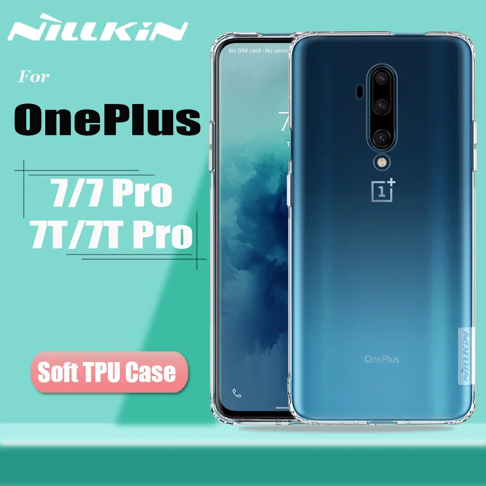 Чехол для Oneplus 7T Pro Чехол для Oneplus 7 Pro чехол s Nillkin мягкий силиконовый TPU Прозрачный чехол для телефона для One Plus 7T 7 Pro оболочка Funda
