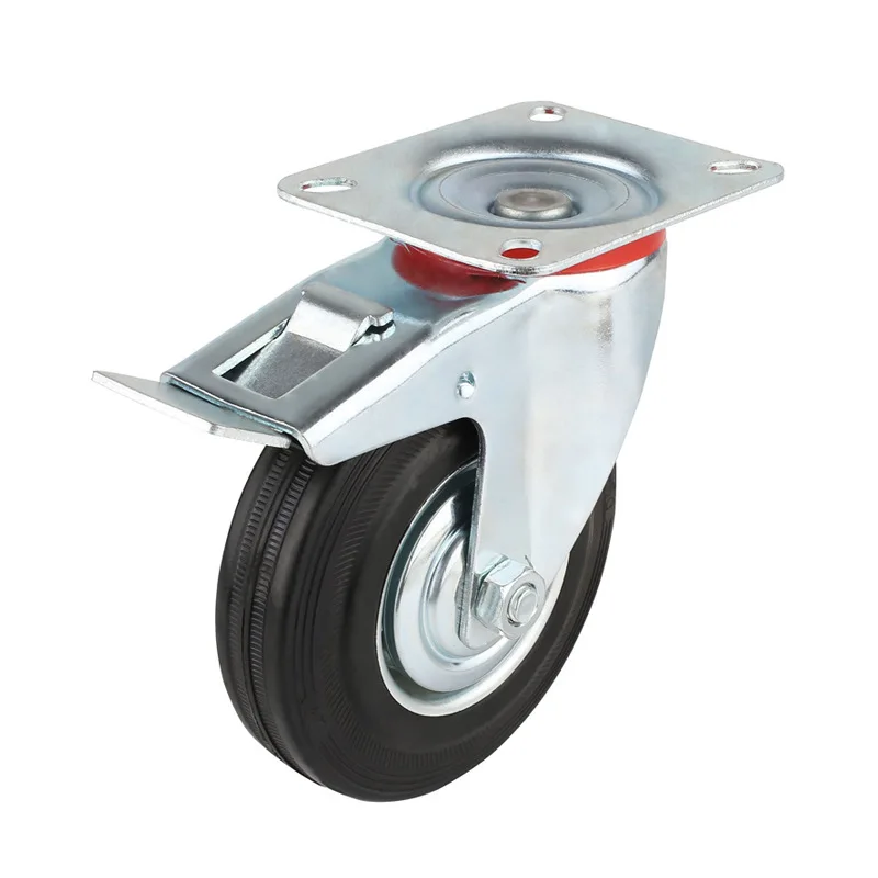 4 шт. 75 мм сверхмощные 200 кг поворотные колесики для тележек мебельные ролики