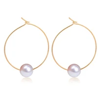 geometric pearl earrings female temperament accessories jewelry 2019