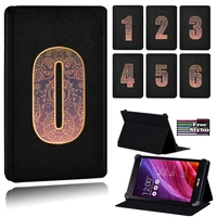 number pattern dust proof leather tablet case fit asus memo pad 7pad 8 me181cmemo pad 10 me102a me103k pad hd 7 me173x me173