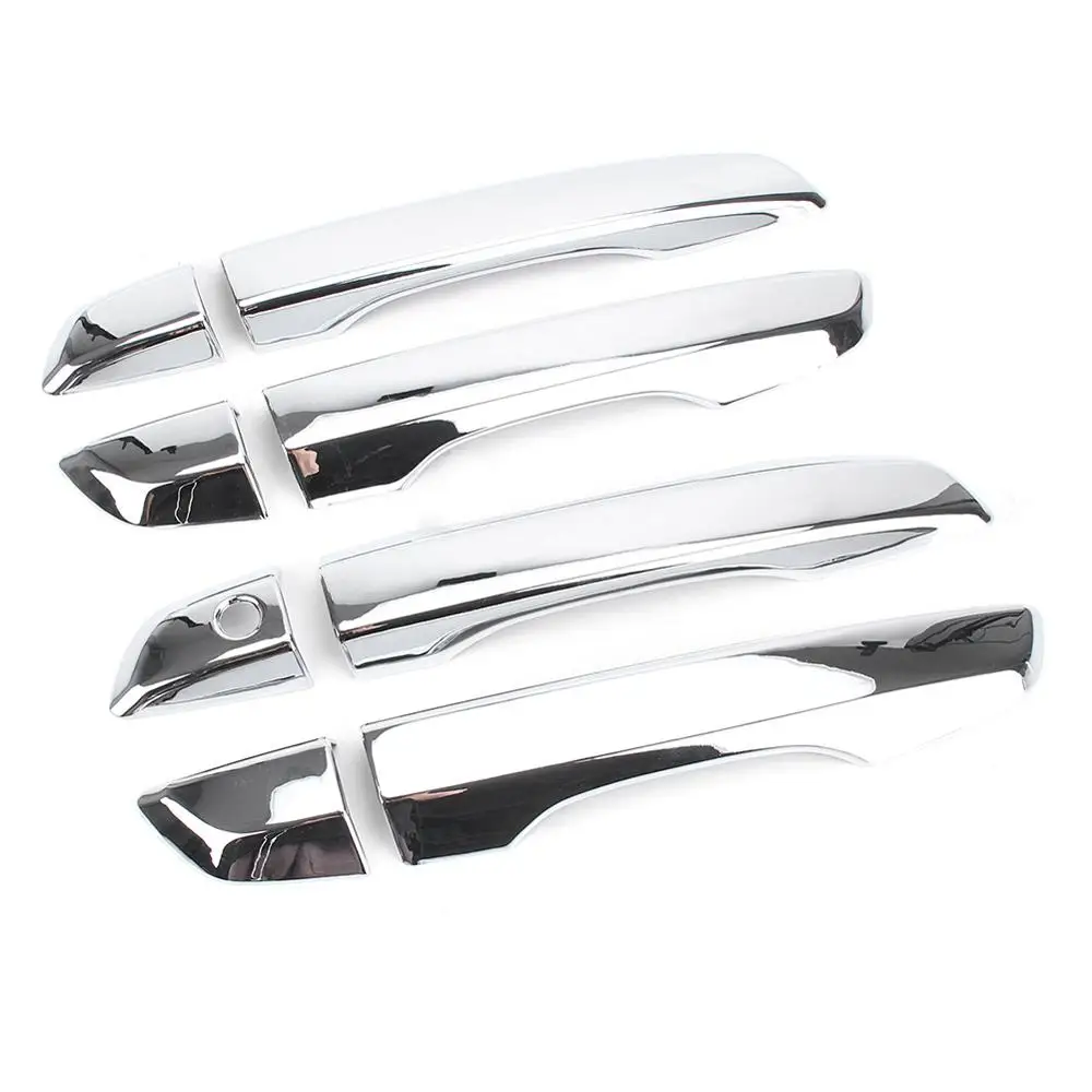 LUCKMART 8 шт./компл. ABS Хромированная Автомобильная боковая дверная ручка Крышка