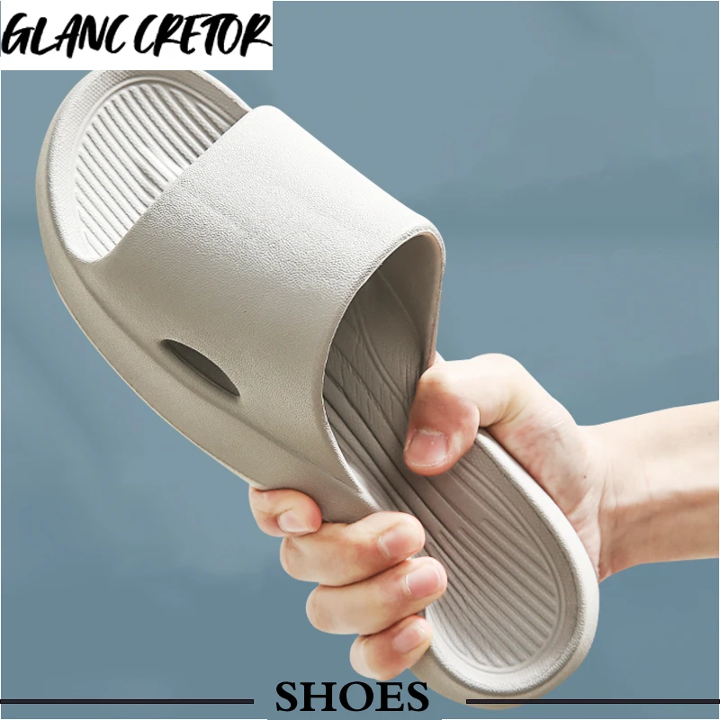 

Мужские летние шлепанцы Новое поступление Eva пляжные мягкие сандалии для женщин мужские сандалии для отдыха дамские домашние Нескользящие ...