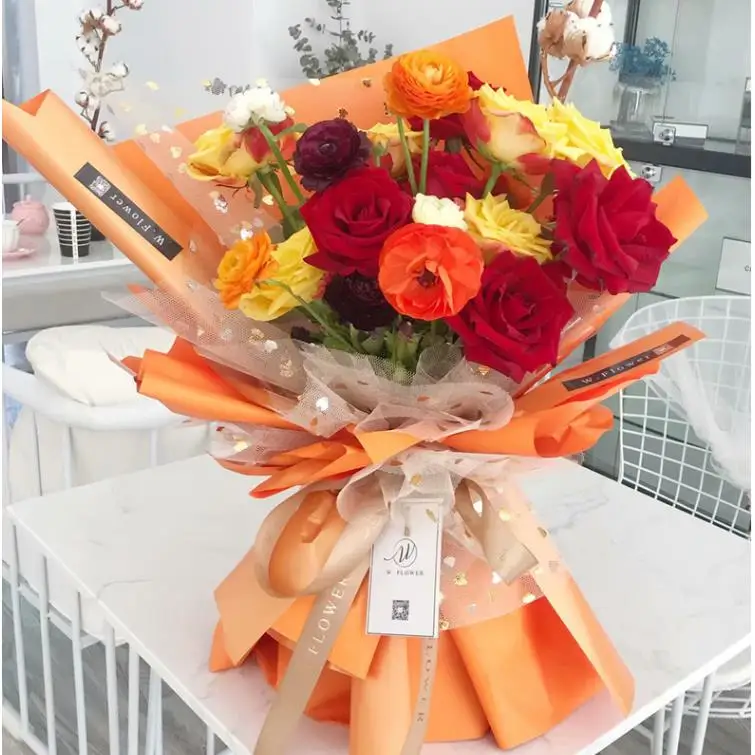 5 ярдов фантастические блестки звезда луна Кружевная Сетка цветочная упаковка