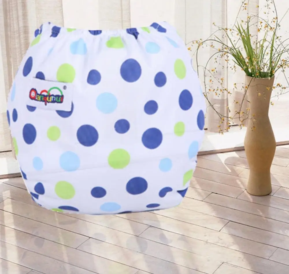 Милые детские подгузники Многоразовые Детские моющиеся из хлопка для