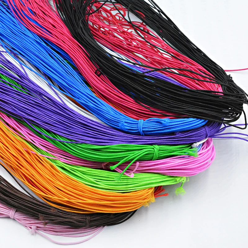NEW 0.8MM Choice 12 Colors Stretchy Elastic Rope String Line Cord Beading Beads DIY for Jewelry Making Bracelet&Necklace