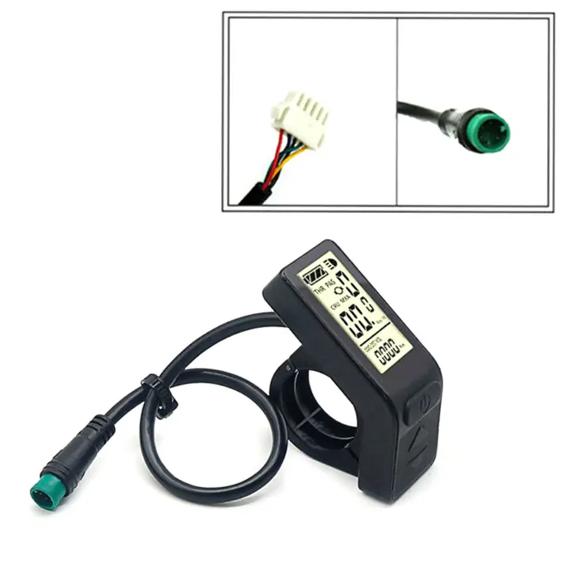 Electric Bike Display KT LCD4 E-bike LCD 24V/36V/48V Multi-Use Mini Panel Meter Odometer For Cycling MTB | Спорт и развлечения