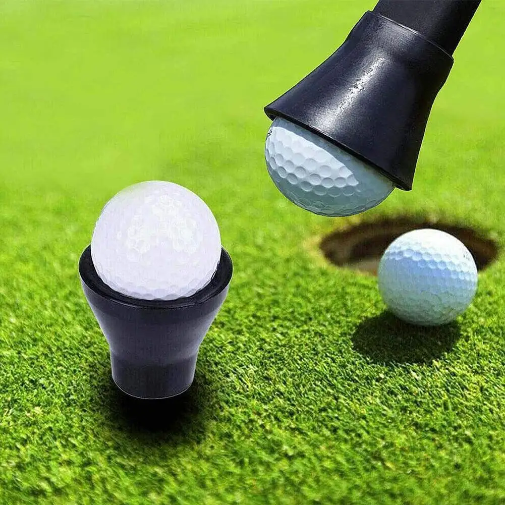 

Golf Ball Suction Cup Black Golf Putter Sucker Training Aids Finger Ball Retriever Rubber Golf Ball Pick Up Golf Sports
