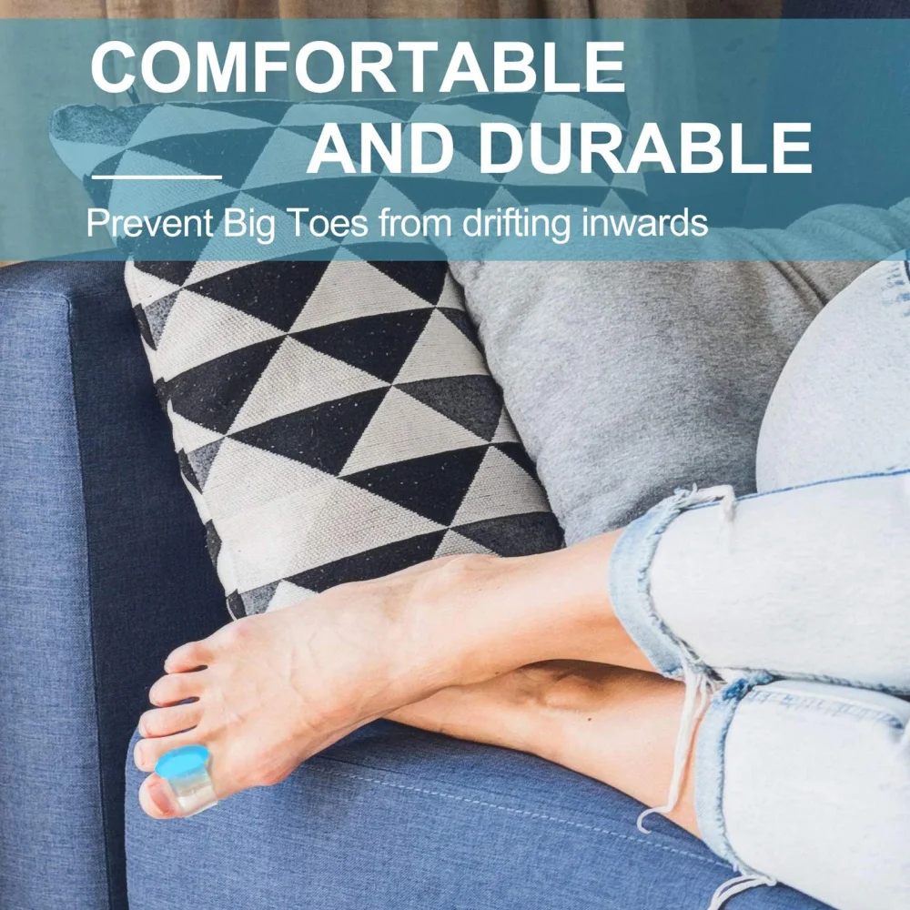 

20pcs Silicone Foot Toe Separator Thumb Valgus Protector Bunion Adjuster