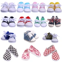 7cm doll canvas shoes for 18inch american 43cm reborn born baby doll clothes accessories nenuco ropa our generation girls toys