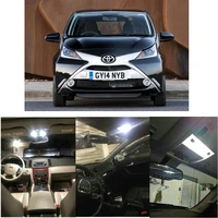 led interior car lights for toyota aygo b1 b4 hatchback camry saloon v3 celica coupe t23 car accessories lamp bulb error free