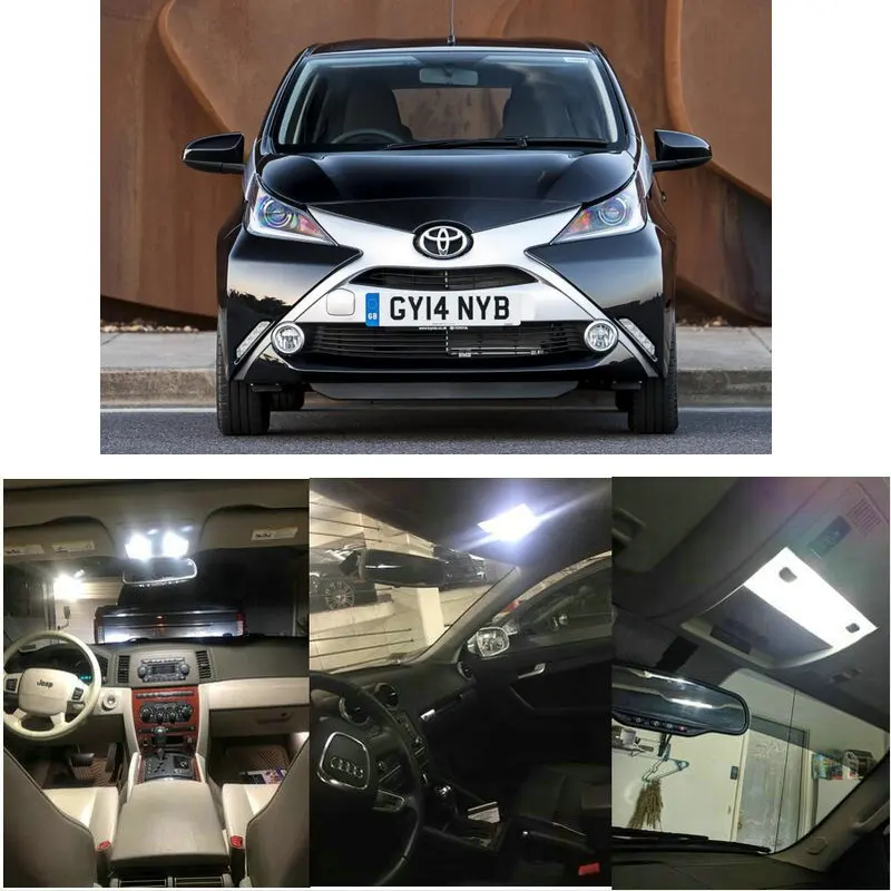 Светодиодные внутренние Автомобильные фары для Toyota aygo b1 b4 хэтчбек camry saloon v3 celica