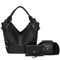 pink sugao women handbags high quality pu leather shoulder messenger bag female clutch and purse luxury crossbody bags 3 pcs