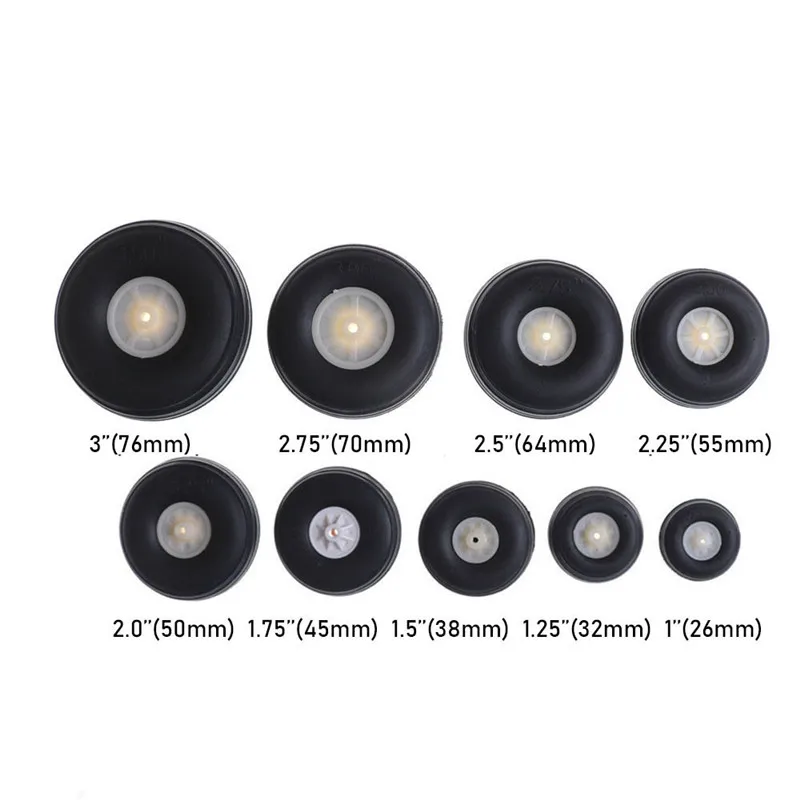 1 пара резиновых колес из поли