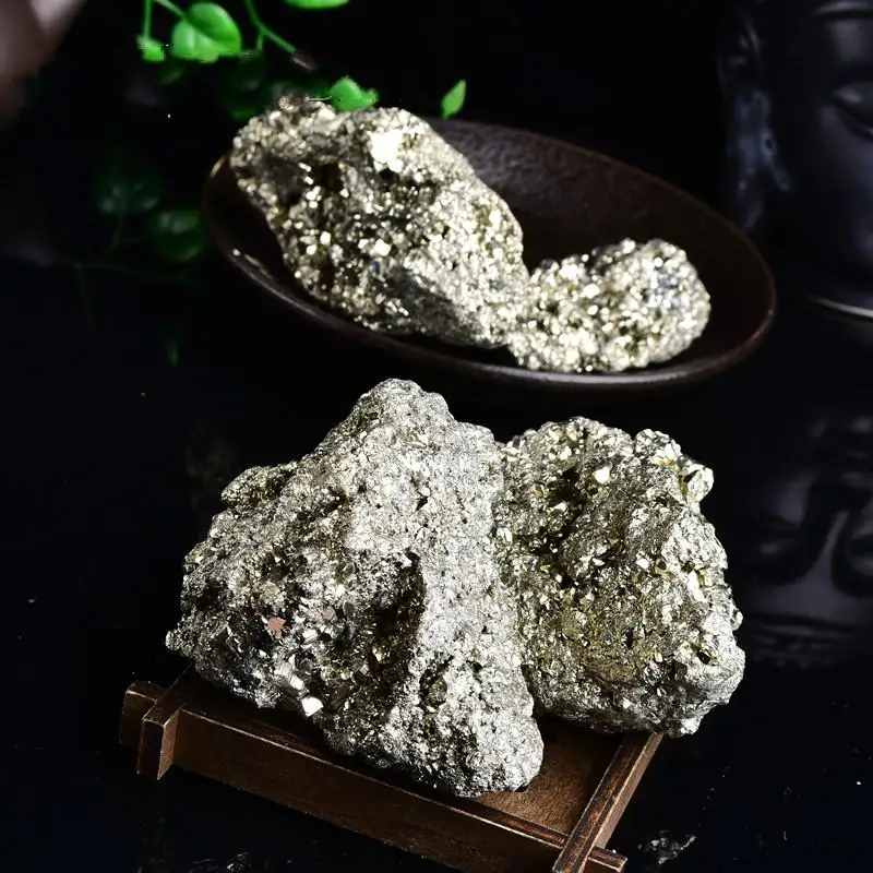 Натуральный минеральный камень халкопирита 5 ~ 7 см натуральный пиритовый образец