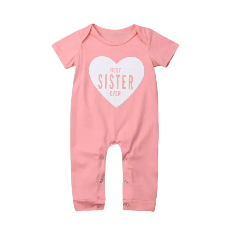 Для новорожденных pudcoco Летний комбинезон с короткими рукавами серого и розового