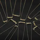 12 знаков зодиака Подвеска Созвездия ожерелье для женщин мужчин весы Девы Скорпион Стрелец Козерог Водолей подарок на день рождения