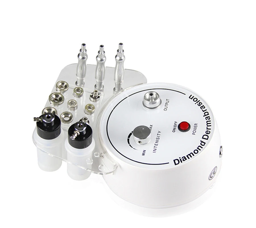 

Mini Portable 3 in 1 Diamond Micro Carved Microdermabrasion Beauty Instrument Skin Toner Vacuum Blackhead Remover for Skin Care
