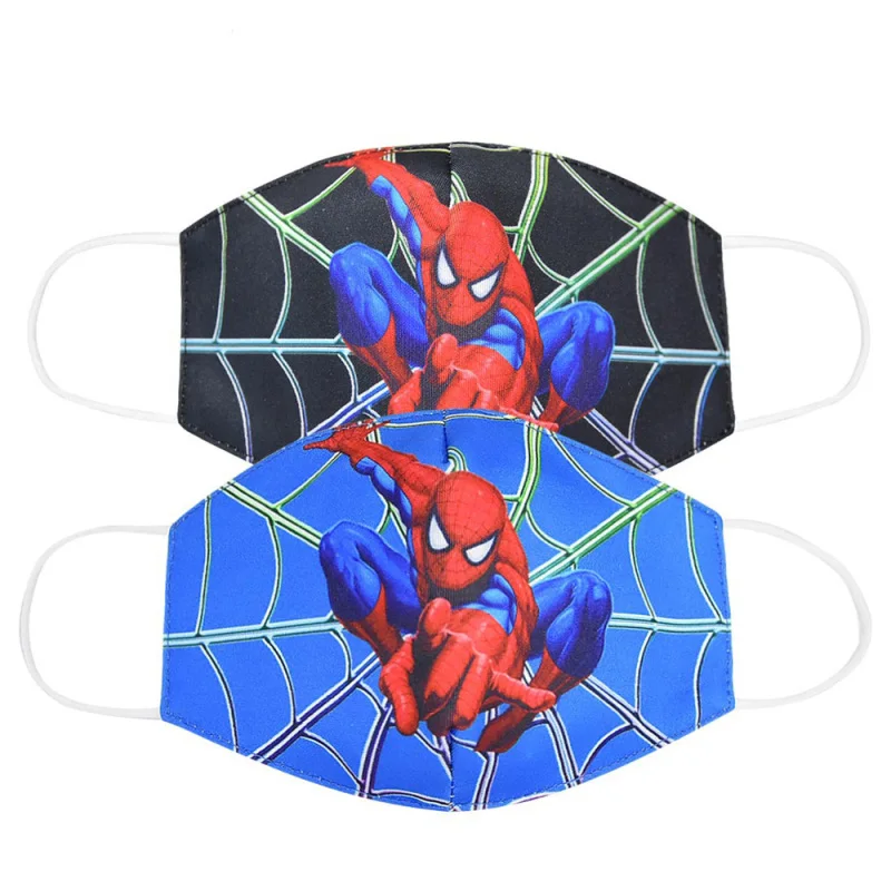 Disney Marvel Spider-Man Детские маски моющиеся и многоразовые от пыли загрязнения