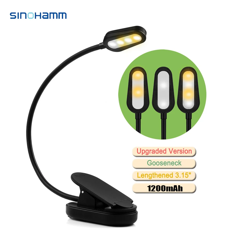 Светодиодный светильник для электронной книги гибкий удобный глаз двойной CCT 1200