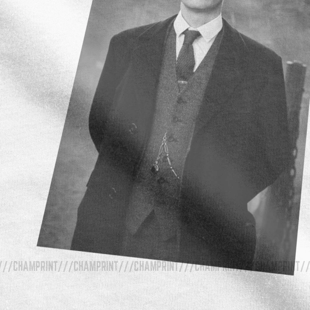 Peaky Blinders Мужская футболка Tommee Shelby винтажные хлопковые футболки с коротким рукавом и принтом Футболки с круглым вырезом Топы с принтом размера плюс