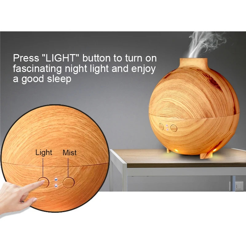 600 мл светодиодный ультразвуковой увлажнитель воздуха тумана Fogger Электрический