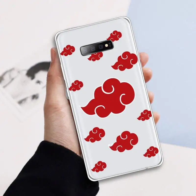 

Anime Naruto Phone Case Transparent for samsung A 21s 50 71 S 8 9 20 20fe note 10 20 ultra plus