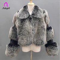 2021 winter top fashion shaggy faux fur coat elegant thick warm outerwear female clothes ladies long sleeve fleece fluffy coat