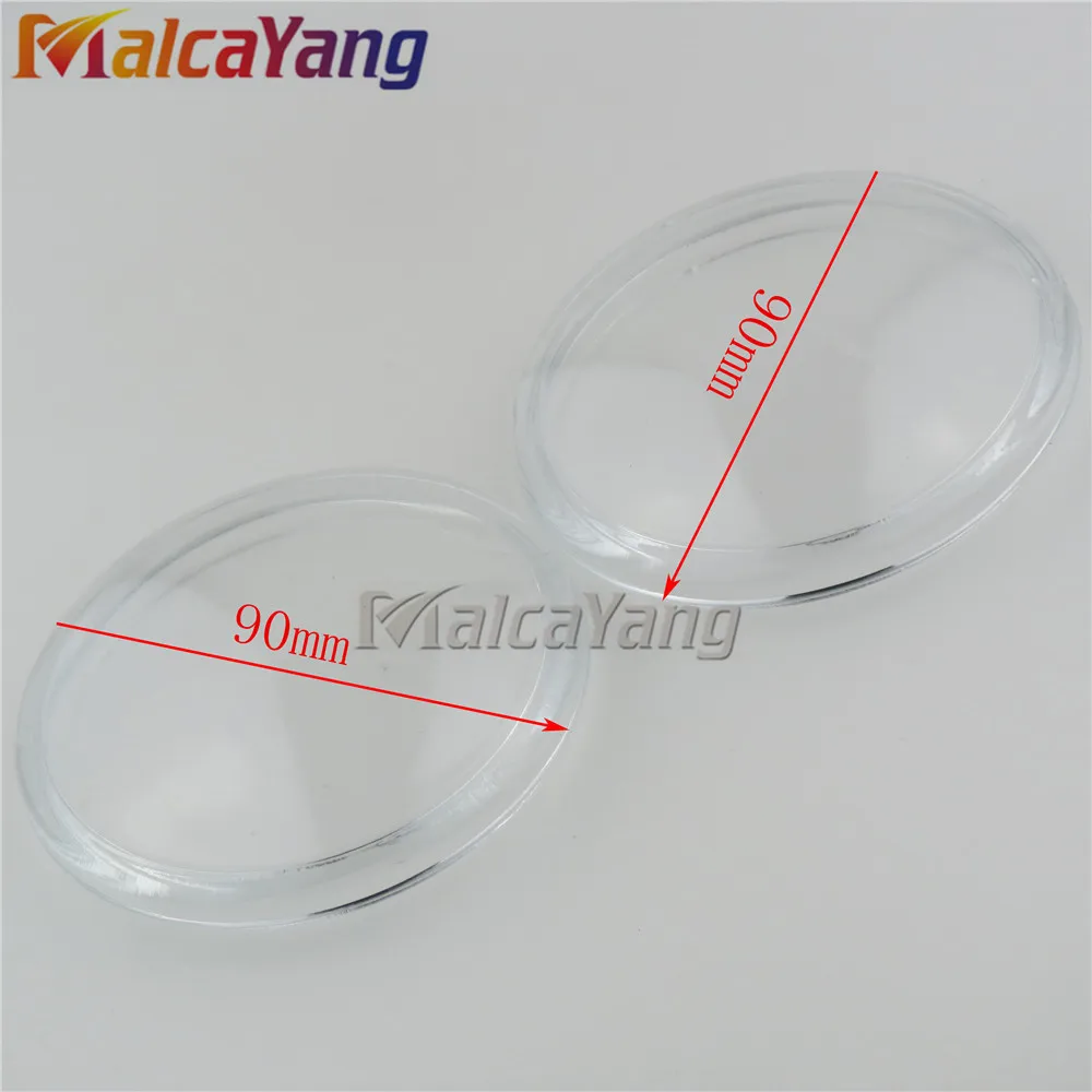 Противотуманные фары с круглым диаметром 90 мм закаленное стекло для Mitsubishi L200