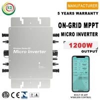 solar micro inverters 1200w on grid tie inverter smart solar power system home with intelligent internet of thing