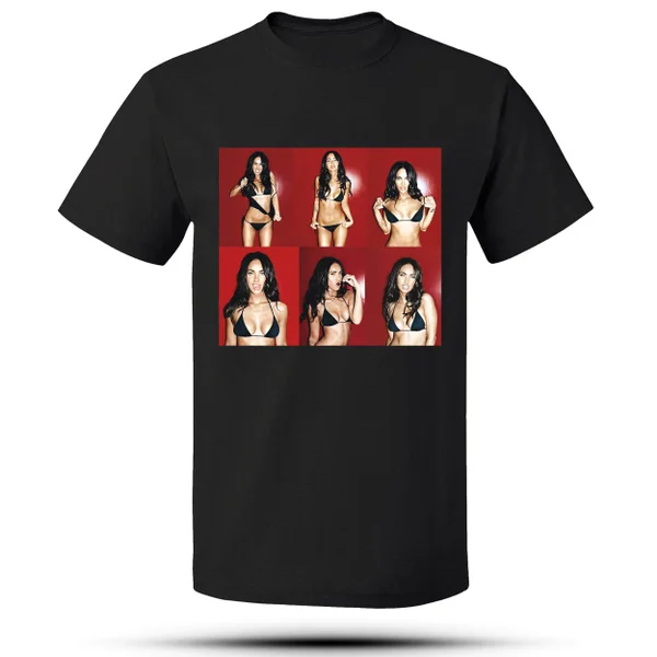 

Megan Fox T-shirt Men T Shirt Graphic Tee Short Sleeve Tops D1O20