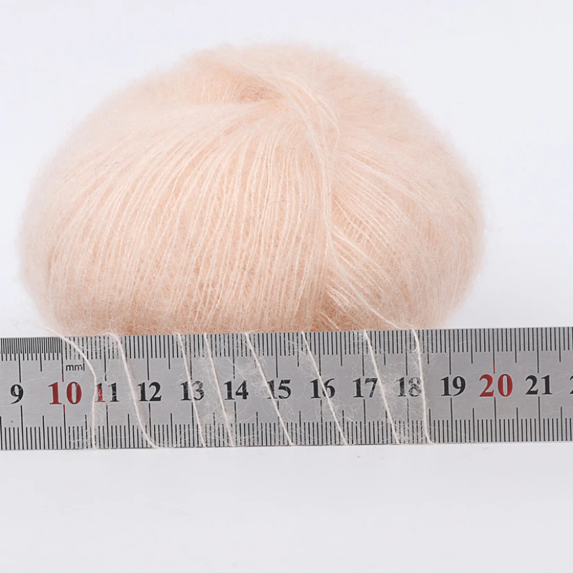 

25g Plush Mohair Yarn for Hand-Knitting Baby Yarn Crochet String Soft Threads Balls Of Wool DIY Shawl Scarf Knitting Needles