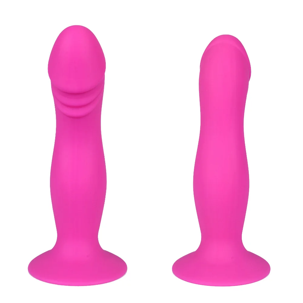 Силиконовый пенис фаллоимитатор Анальная пробка с присосками анальный