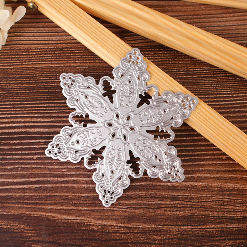 Пресс-формы в виде снежинок 2020 рождественские открытки штампованные бумажные