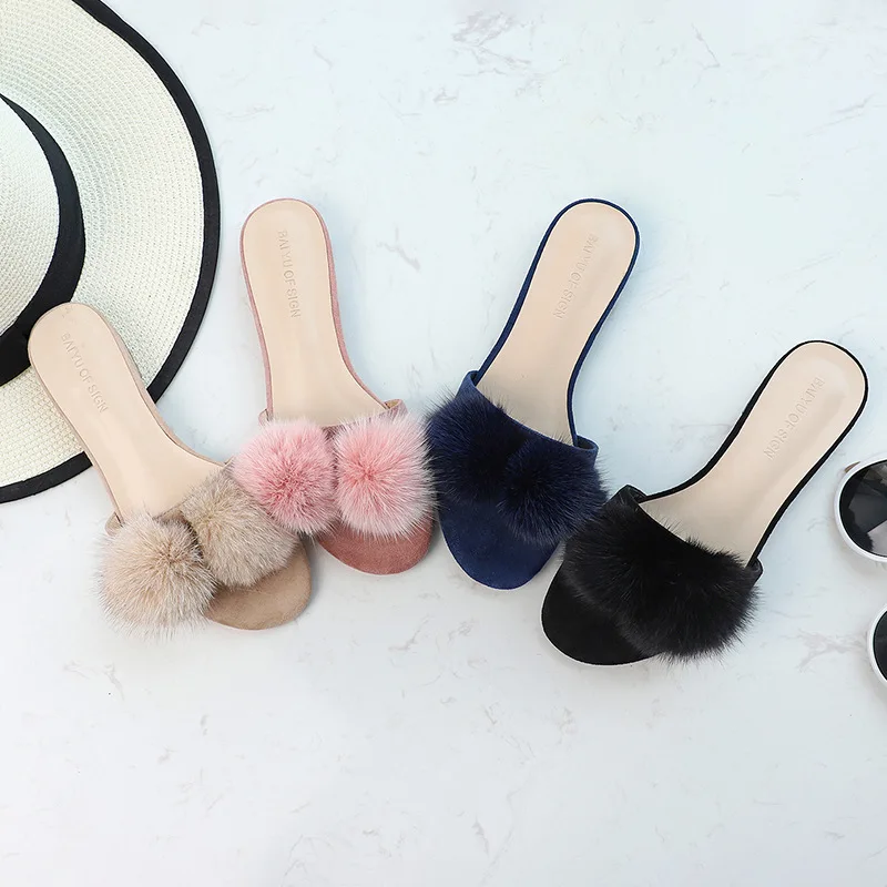 Женские шлепанцы Сандалии на плоской подошве Сезон лето Коллекция 2020 года