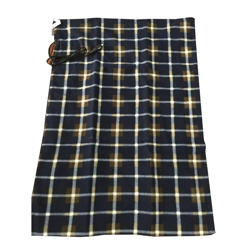 

1Pc 110*150cm 12V Car Heating Blanket Lattice Energy Saving Autumn Winter Warm Car Heating